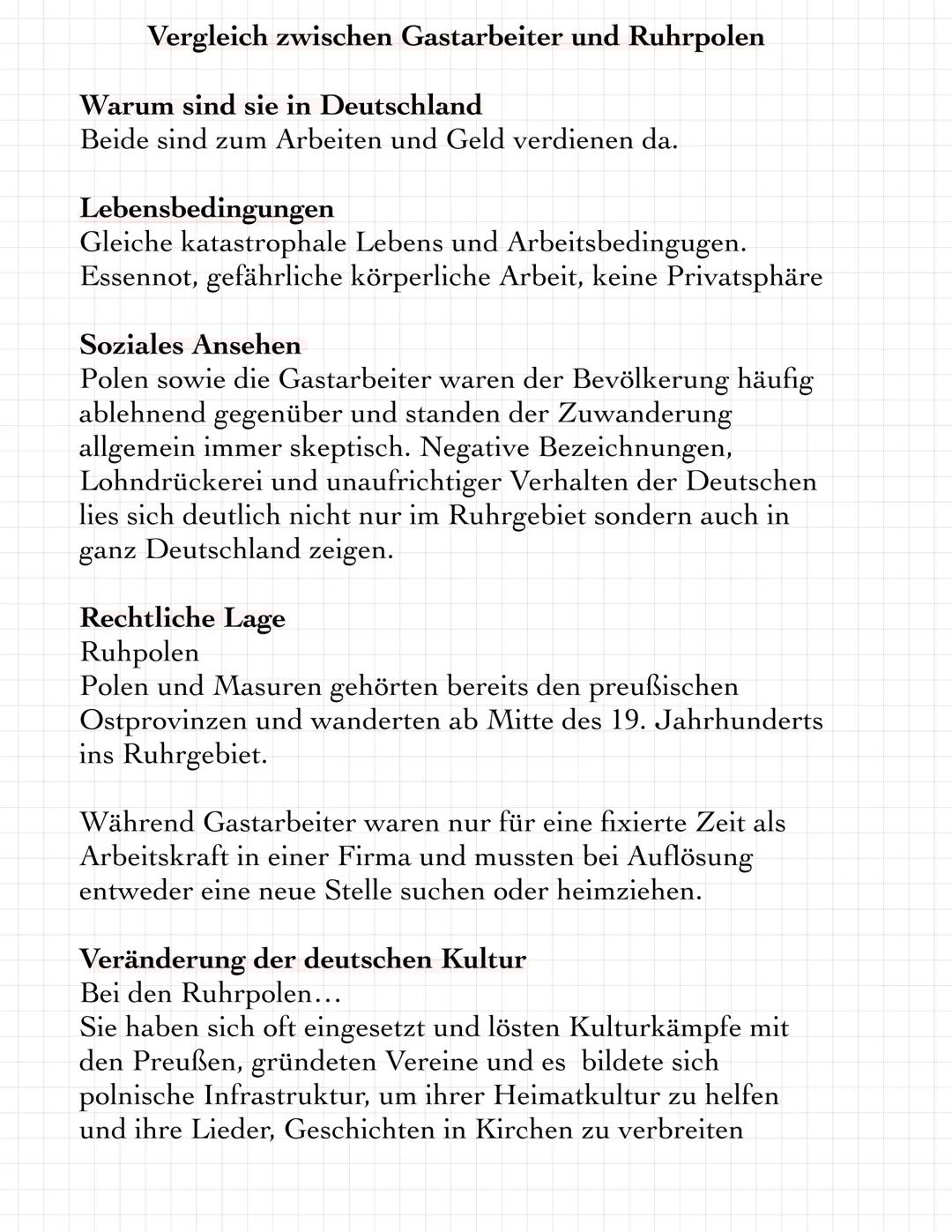 Migration am Beispiel des Ruhrgebiets im 19./20.
Jahrhundert

-Menschen aus 170 Nationen leben im Ruhrgebiet.
-massenhafte Migration begann 