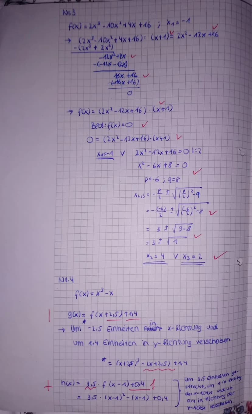Mathematik
Klausur Nr.3 | 18/19
Thema:
Hilfsmittelfreier Teil (30 Min)
Name:
Datum:
03.04.19
Klasse:
EF M G2
Hilfsmittelfreier Teil
Bei der 