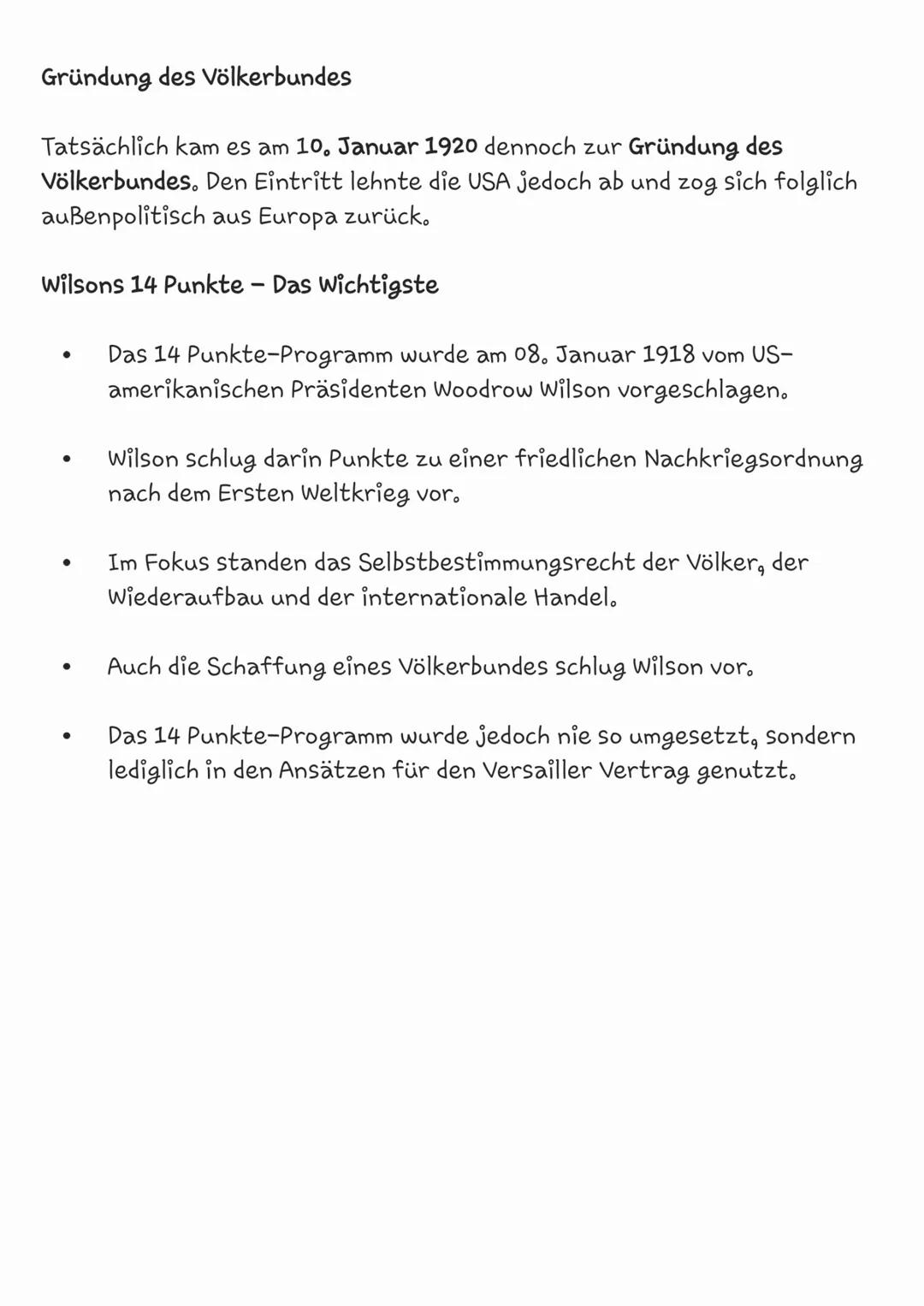 # nu punuteplan

INHALTSANGABE

Mit Verlauf des Ersten Weltkrieges bemühte sich der damalige US-
Präsident ein friedliches Ende zu finden. S