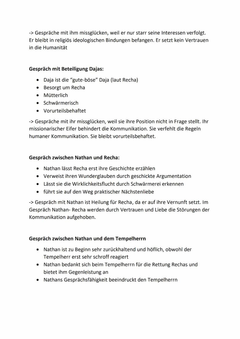 Nathan der Weise
Titel und Untertitel
• Jude als positive Hauptfigur (Gegensatz zum damaligen Judenbild, vgl.
Shylock, jüdischer Wucherer)
T