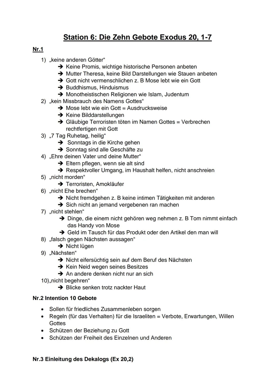 Station 4: Die Rettung am Schilfmeer Ex 13, 17-14, 31
Nr.2 Brief an Gott
Hallo Gott,
oder doch lieber „sehr geehrter"? Wahrlich, so erweist 