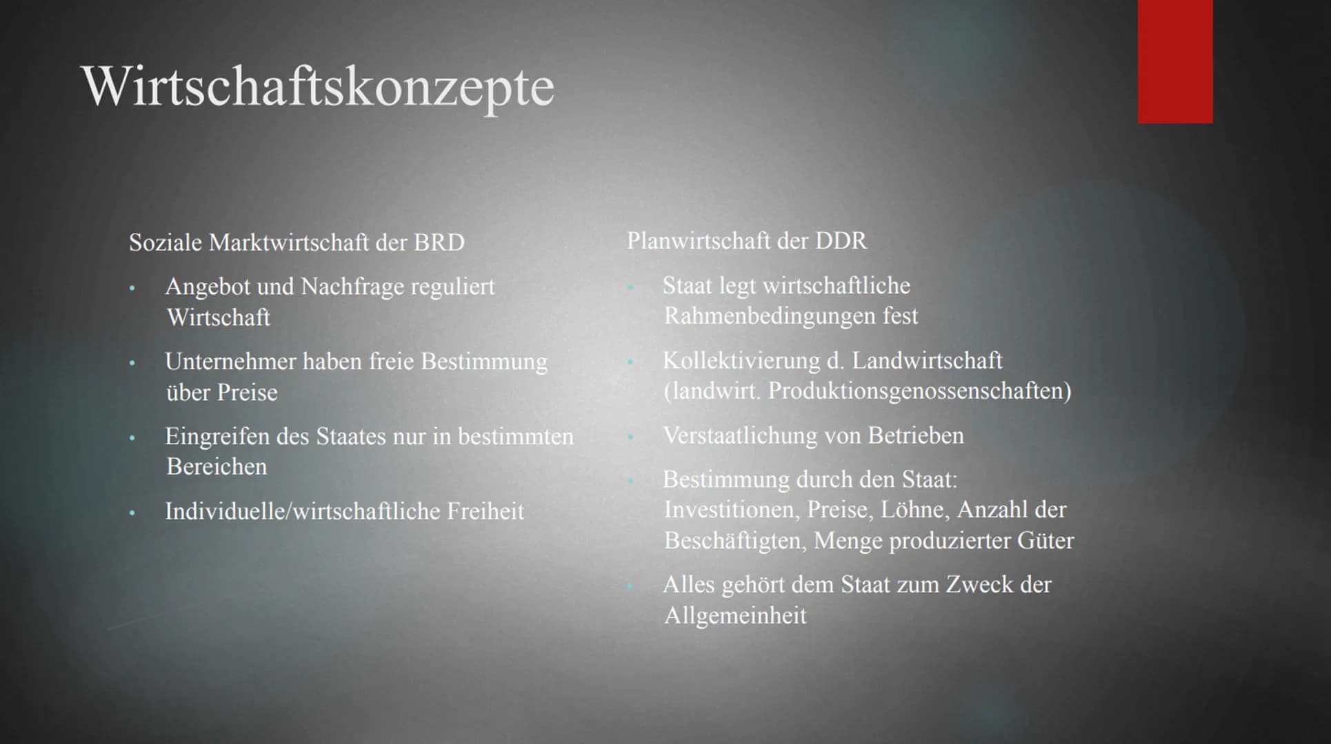 BRD vs. DDR
DEMOKRATISCHE GRUND
AMÉLIE, CHIARA UND ZOE Gründung
BRD
Ziel: Gründung eines demokratischen
Staates in Besatzungszone -> gegen
A