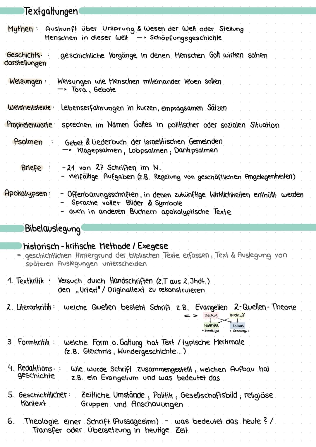 RELI KA NR. 2
~
Aufbau der Bibel
Altes Testament
Geschichtsbücher
Mose Josua, Richter etc.
Verschiedene Schriften
Hiob Psalmen etc.
Phrophet