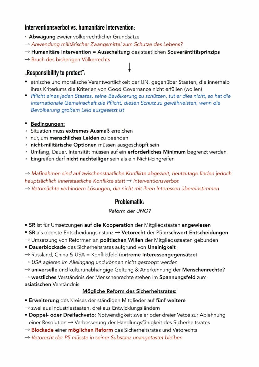 ➤
► 193 Mitgliedstaaten
▸ UN-Charta = UN-Gründungsdokument → Instrument des Völkerrechts
Allgemeine Erklärung der Menschenrechte
→ Ziele & G