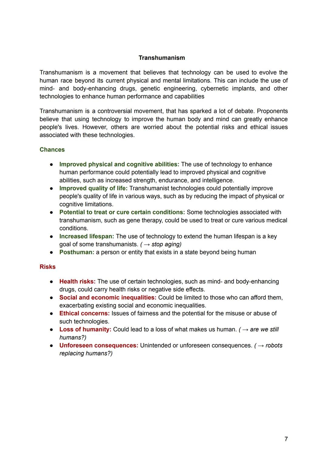 # Science and Technology

Englisch Leistungskurs - Lernzettel für 1.101.2023 (Abitur)

What is Science & Technology?

Science is a systemati