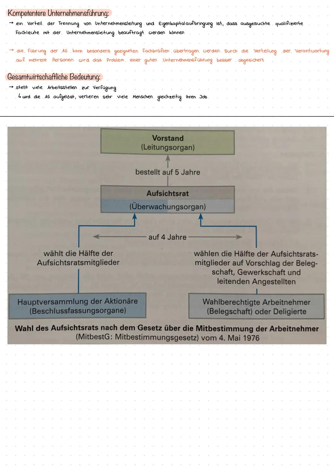 Aktiengesellschaft oder. (AG) Kapitalgesellschaft
juristische Person →→ist, ab Eintragung ins Handelsregister rechtsfähig
→ schließt Rechtsg