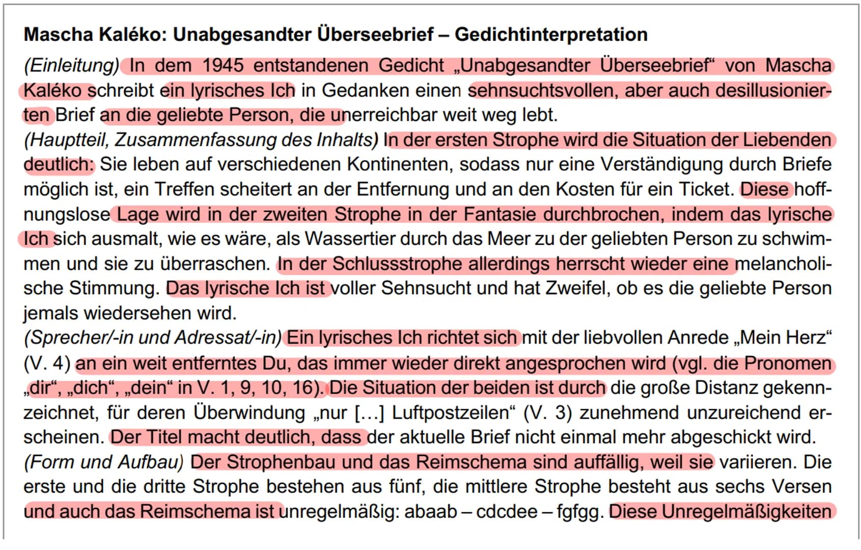  Gedichte Merkmale
- Das lyrische Ich
- Verse und Strophen
- Reim und Reimschema
- Metrum
- Stilmittel
-> S.346 f.
gedichtsformen
- Die Ball