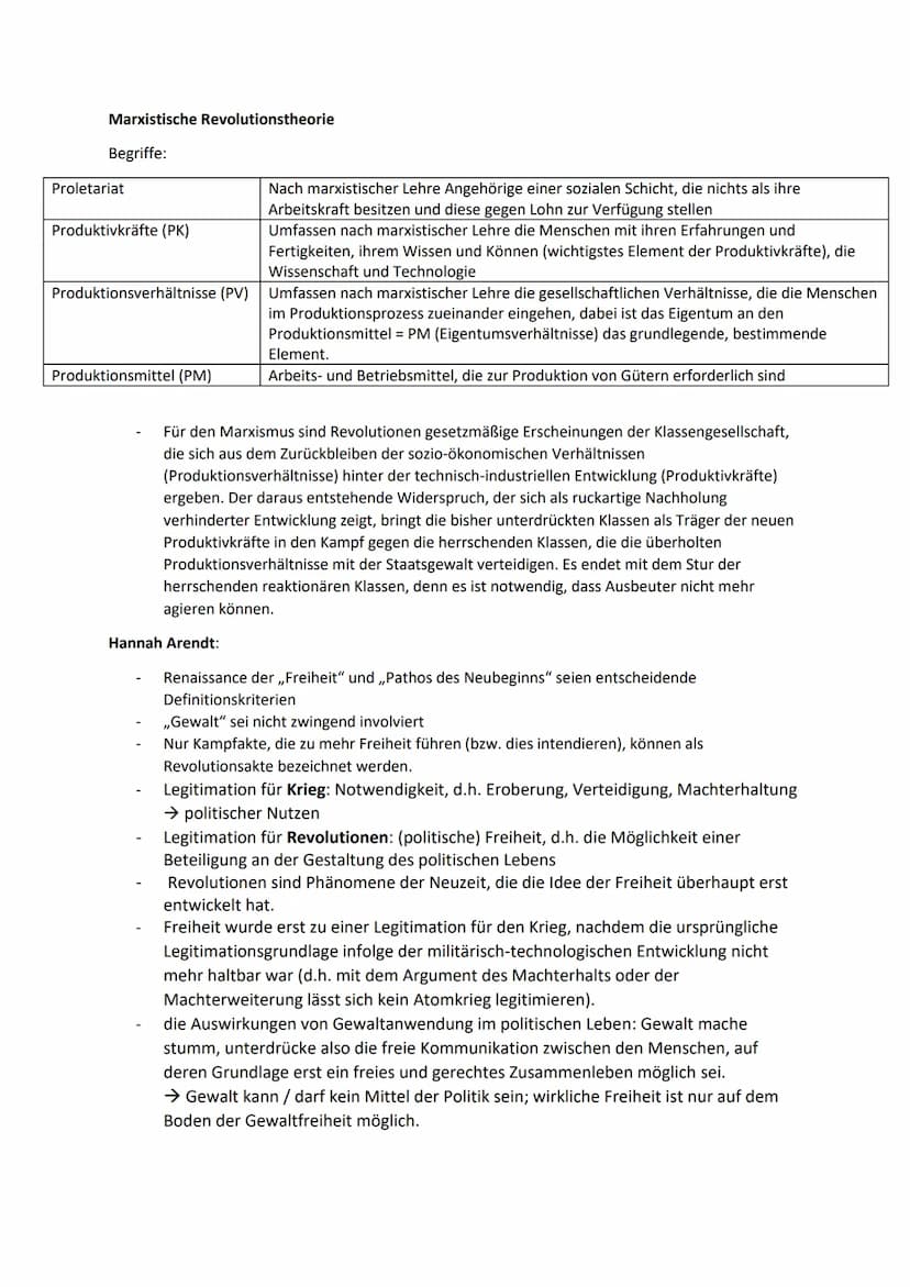1. Semester: Krisen, Revolutionen und Umbrüche
Unterschiedliche Formen von Krisen
Politische Krise
Eine politische Krise entsteht, wenn das
