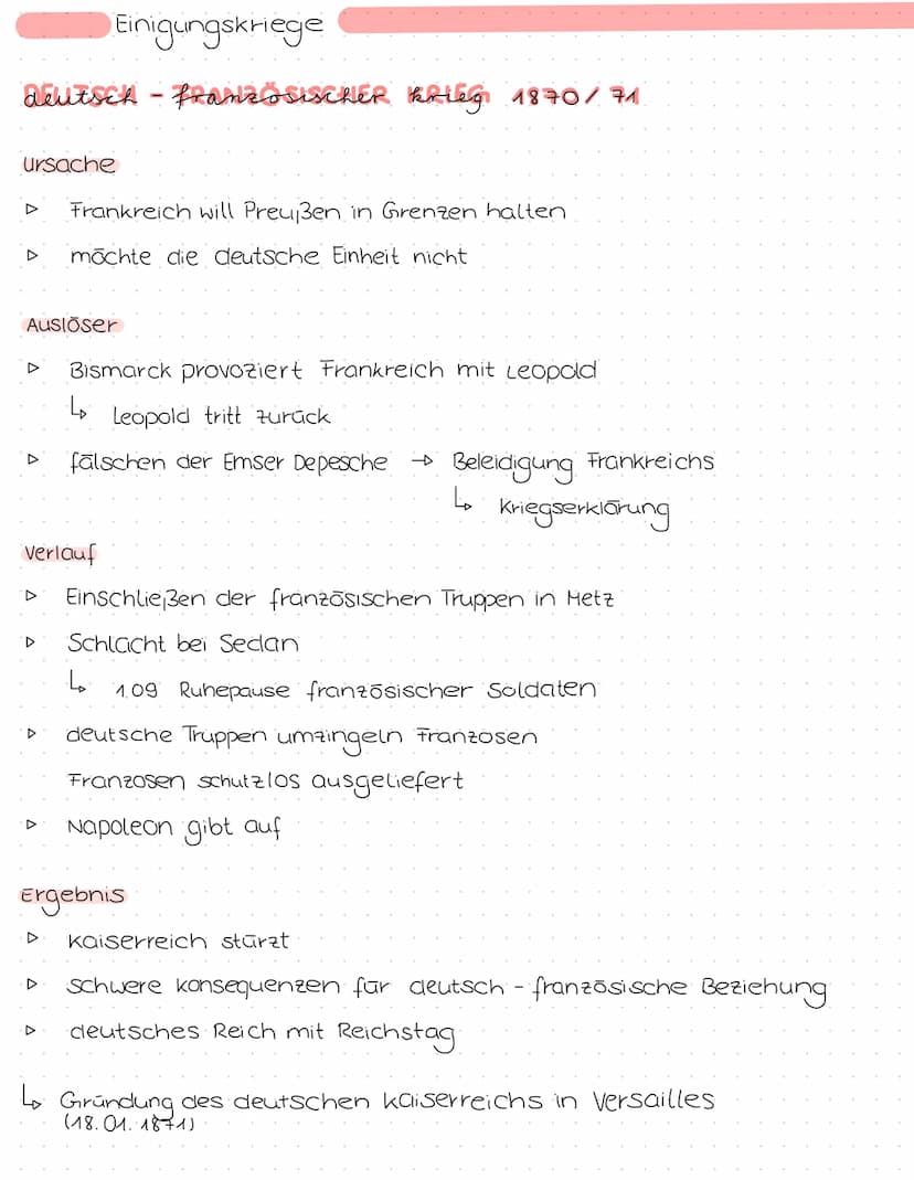 Einigungskriege
preußen im deutschen bund
▷ Königtum.
▷ Herrschergeschlecht Hohenzollern.
protestantisch
Nach dem Scheitern der Revolution
↳
