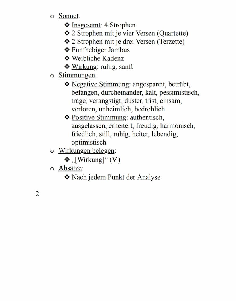 Deutsch Lernzettel
Gedichtsanalyse
1. EINLEITUNG
➤ In dem Gedicht ,,[Name des Gedichts]", das im
Jahre [Entstehungsjahr] entstand,
thematisi