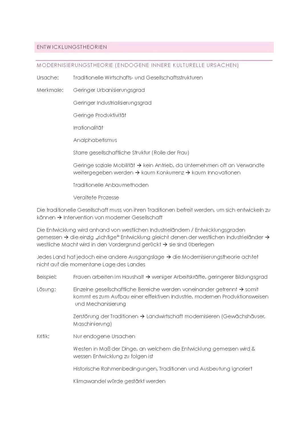 Entwicklungstheorien