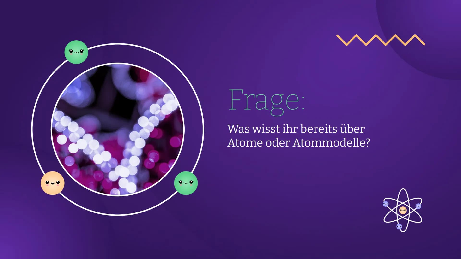 Entwicklung
des
Atommodells
Eine Präsentation von Jacqueline Hölzner Inhaltsverzeichnis
1. Was sind Atome eigentlich?
2. Atommodell - einfac