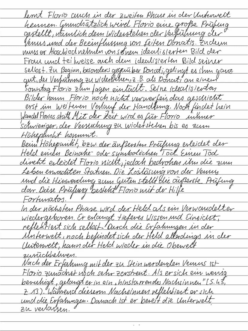 deutsch Lk
Prüfen Sie inwiefem die Struktur der Heldenreise auch
auf die Reise" des Helden Florio in Marmorbild pant.
Inwiefen strukturiert 