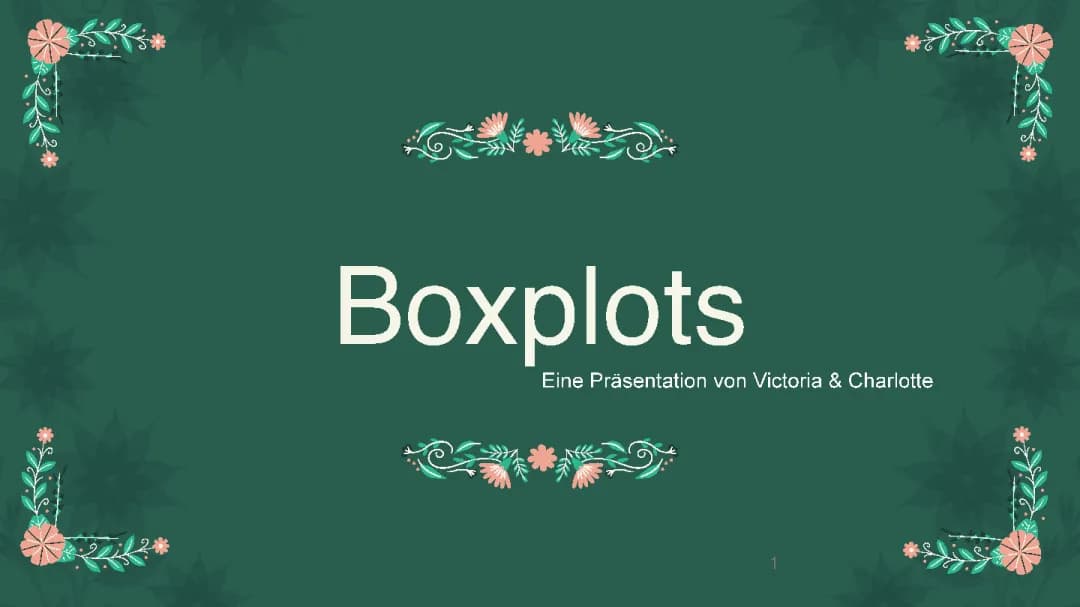 Boxplots 
