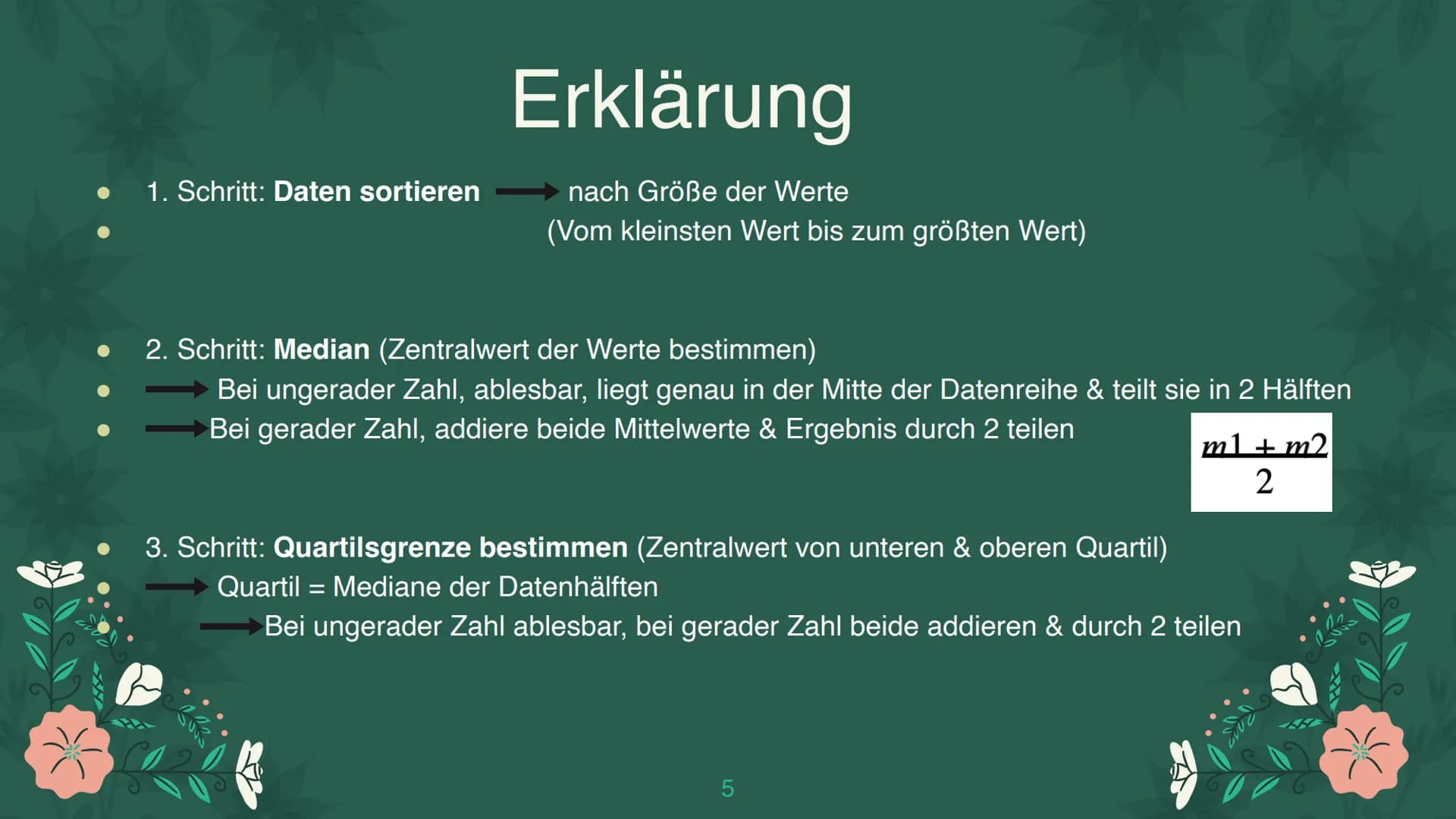 Boxplots
Eine Präsentation von Victoria & Charlotte
1 Definition
Erklärung
Vergleich
Zusammenfassung
Quellen
Gliederung
2 Ist ein Kastendiag