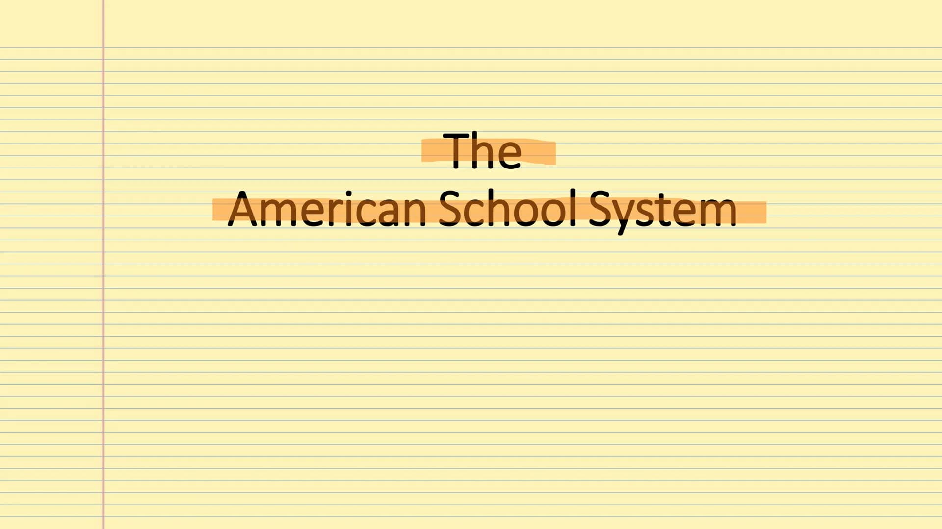 The
American School System Table of Contents
-Types of school
-Grading system
-Homeschooling
-After school activities Types of School
1. Nur