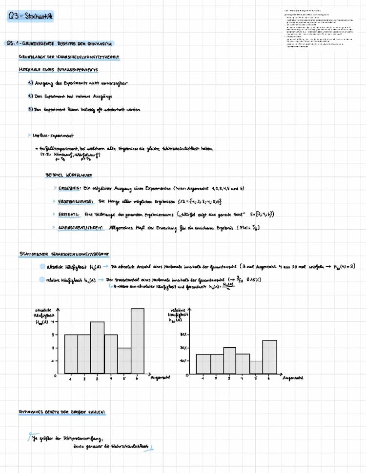 Know Abi-Lernzettel Mathe Leistungskurs Q3 (Stochastik) 2022/23 thumbnail