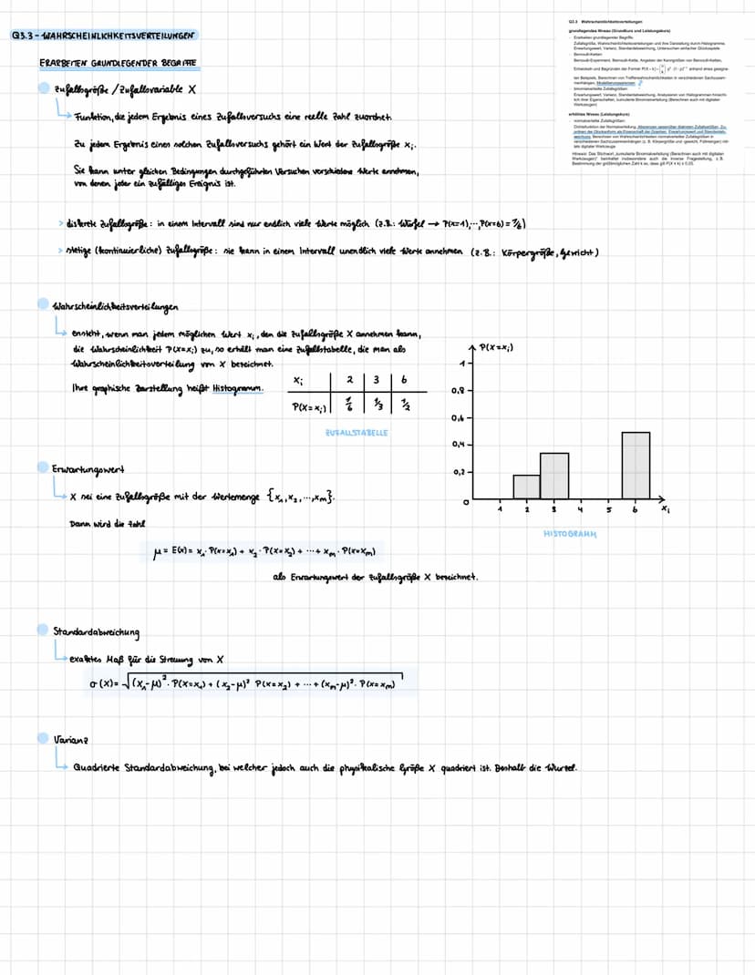Q3-Stochastik
Q3.1-GRUNDLEGENDE BEGRITTE DER STOCHASTIK
GRUNDLAGEN DER WAHRSCHEINLICHKEITSTHEORIE
MERKMALE EWES ZUFALLS EXPERIMENTS
1.) Ausg