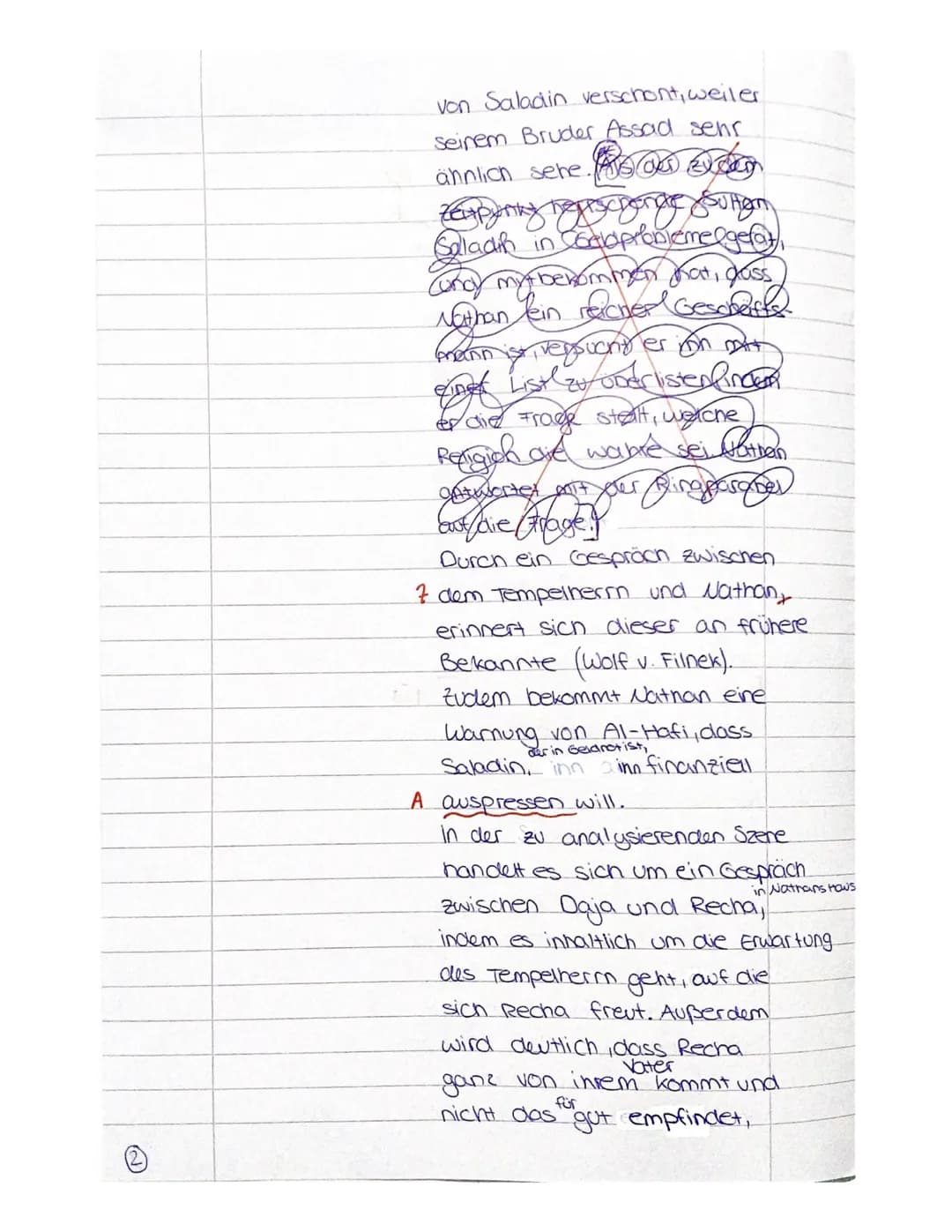 Thema der Unterrichtsreihe:
Gotthold Ephraim Lessing: Nathan der Weise
Aufgabenart:
Analyse eines literarischen Textes mit weiterführendem S