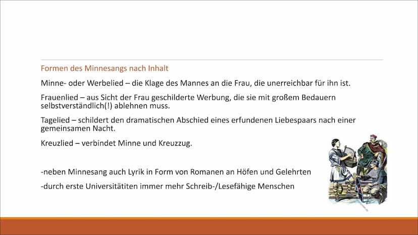 yum
Die literarische Epoche
MITTELALTER
ANFÄNGE DER LITERATUR AB 500 N CHR
CORTA 1. Das Frühmittelalter
-Althochdeutsche Literatur
Gliederun