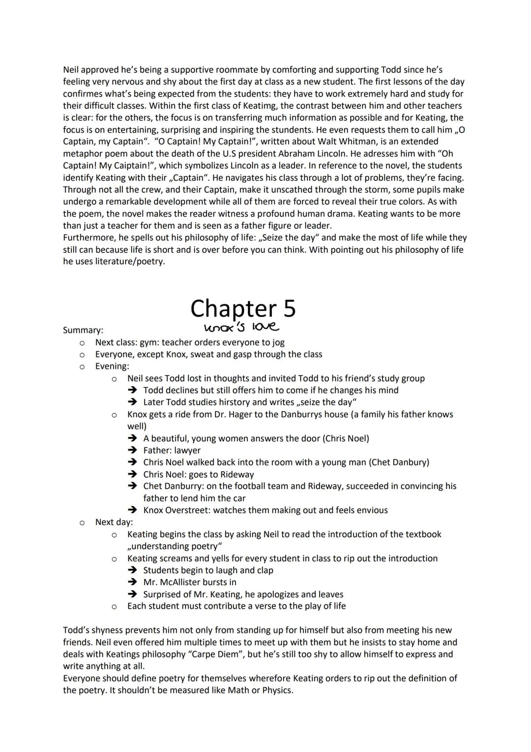 DEAD POETS
SOCIETY
reading-log
TH
"Seize the day, boys. Make your life extraordinary!"
-John Keating, Dead Poets Society
Emilia Firle, Q11 M