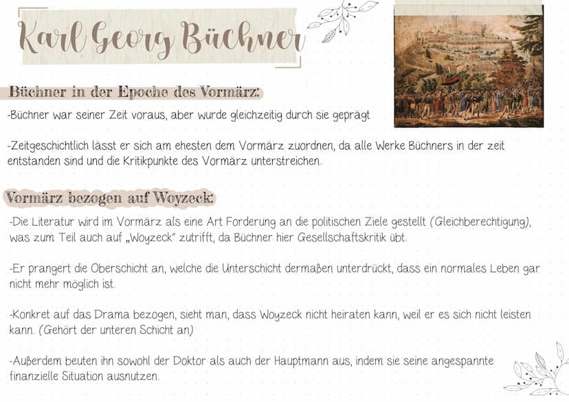  Karl Georg Büchner
Grundlegende Infos über Büchner:
Name: Karl Georg Büchner
Geboren: 17. Oktober 18 13 (Der 2. Tag der Völkerschlacht bei
