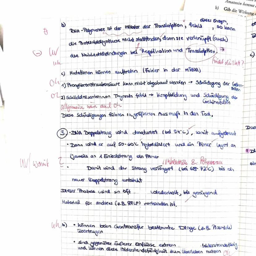 4. SON
2. Sch
3. St
3
RN/
J
RA
a)
b)
Aufgabe 1: Proteinbiosynthese
Benenne die mit ,,Schritt 1" bis ,,Schritt 3" beschrifteten Prozesse.
Ord