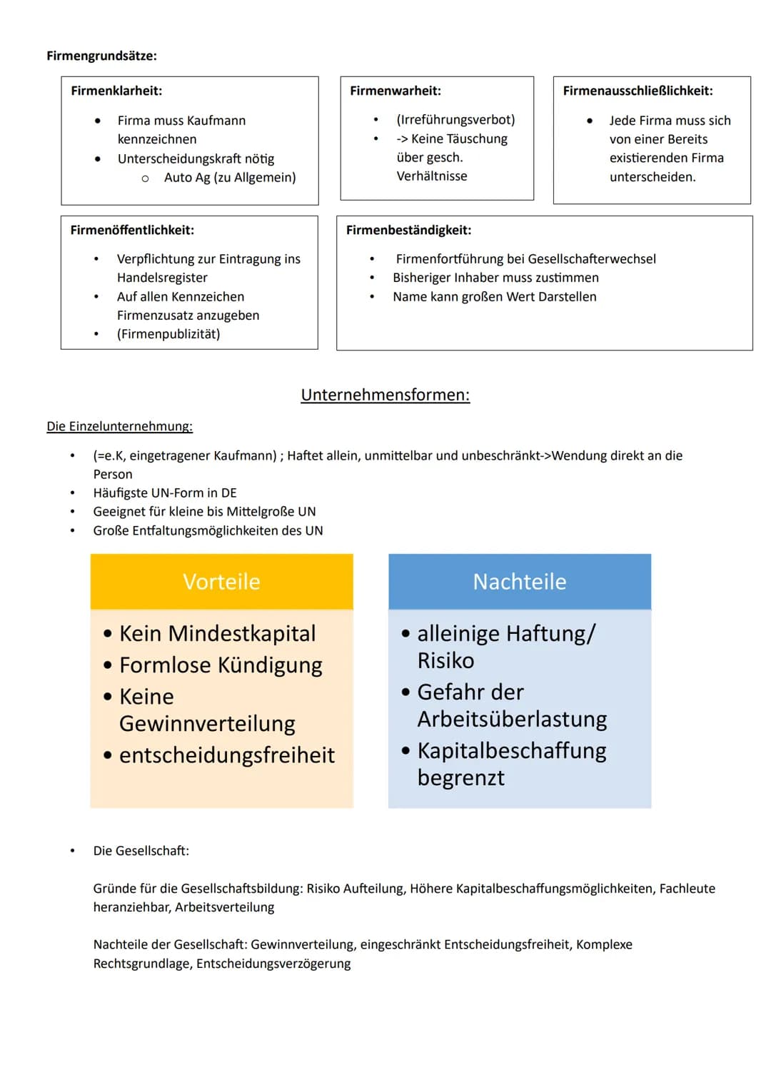 Kaufmannseigenschaften:
1. Kapitalgesellschaften -> (AG, GmbHG) Formkaufleute: Kaufmann kraft Rechtsform
a. Eintrag ins HR ist konstitutiv (