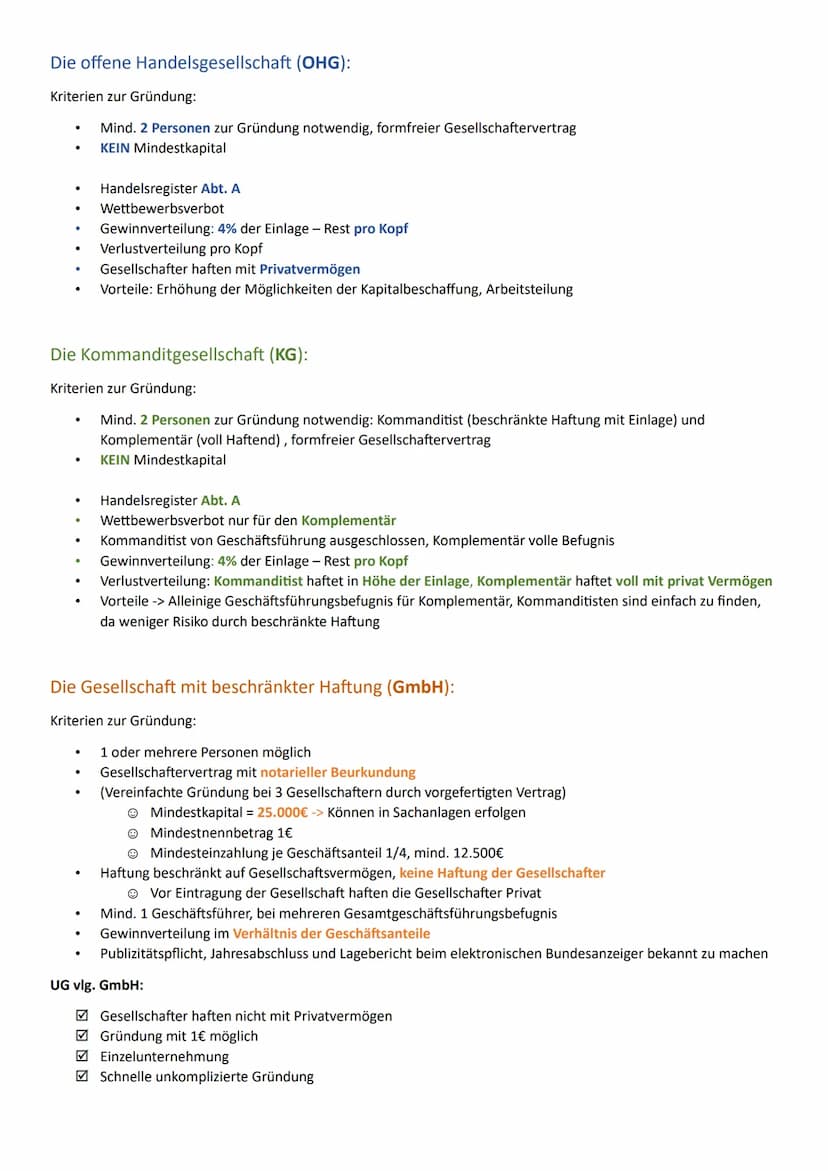 Kaufmannseigenschaften:
1. Kapitalgesellschaften -> (AG, GmbHG) Formkaufleute: Kaufmann kraft Rechtsform
a. Eintrag ins HR ist konstitutiv (