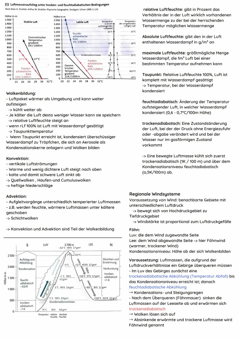 Atmosphäre
-> An der Erdrotation teilnehmende gasförmige Hülle
der Erde. Sie wird durch die Schwerkraft der Erde
beeinflusst
-> Dichte nimmt
