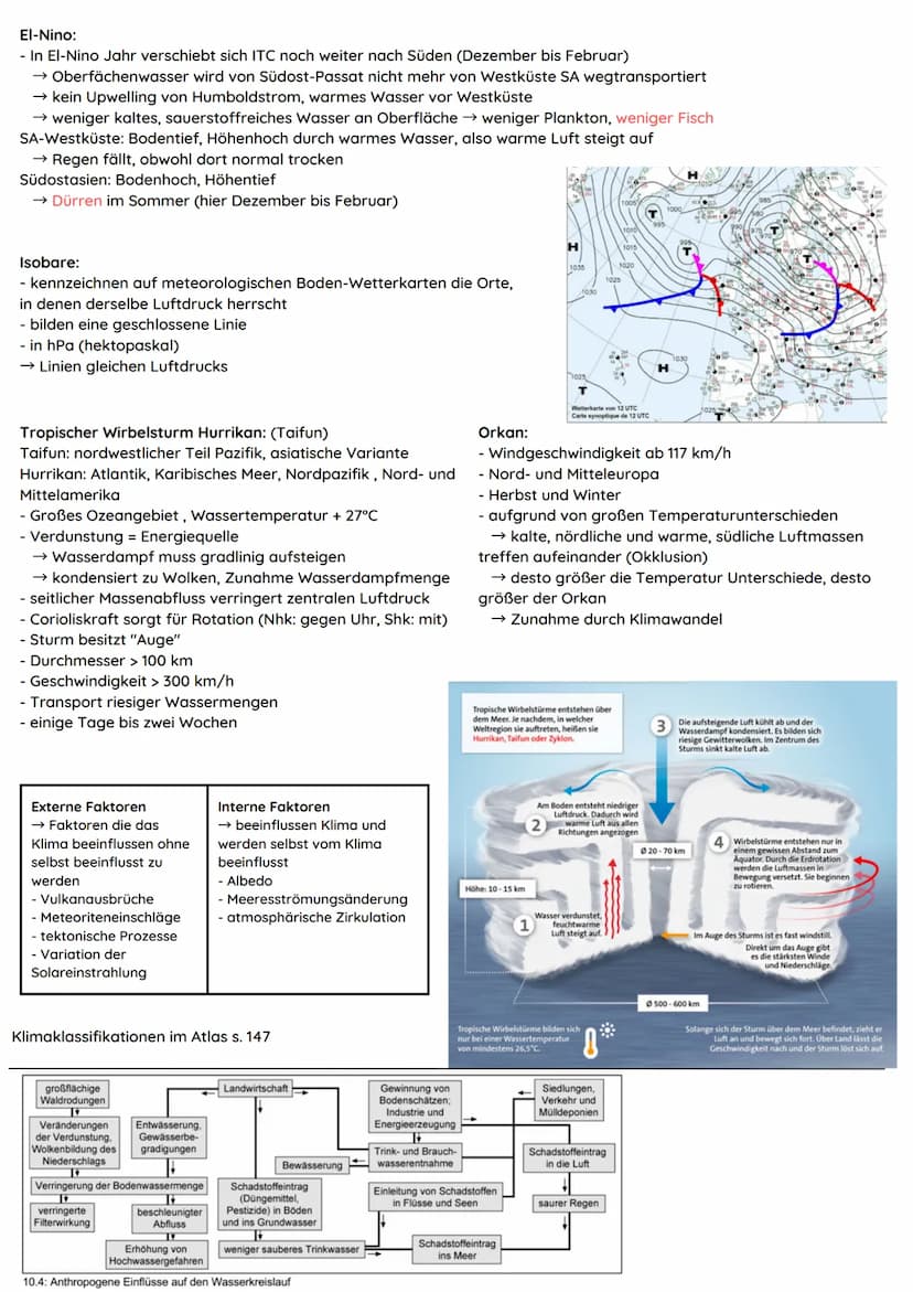 Atmosphäre
-> An der Erdrotation teilnehmende gasförmige Hülle
der Erde. Sie wird durch die Schwerkraft der Erde
beeinflusst
-> Dichte nimmt