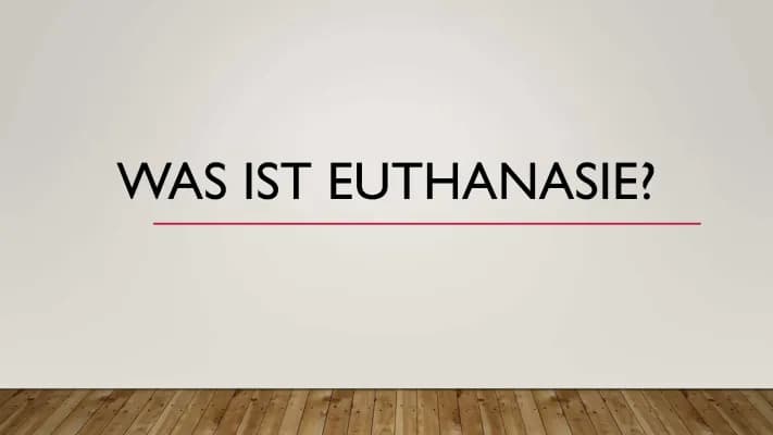 Know Euthanasie Referat thumbnail