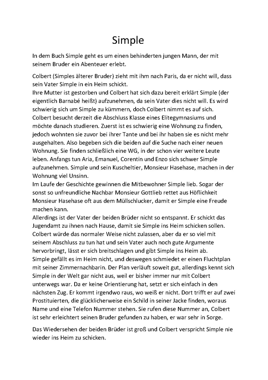 Simpel Buch: Zusammenfassungen und Lösungen für Kapitel 1 bis 9