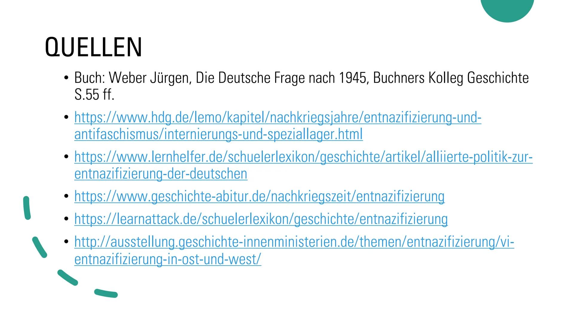 ENTNAZIFIZIERUNG :
In Ost und West - ein
Erfolg?
Eine Präsentation von
Geschichte GK
M
Adolf Hitler-Str.
Bahnhof-Str.
E-POU GLIEDERUNG
1. De