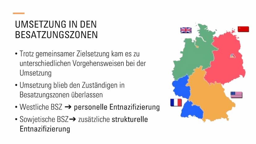 ENTNAZIFIZIERUNG :
In Ost und West - ein
Erfolg?
Eine Präsentation von
Geschichte GK
M
Adolf Hitler-Str.
Bahnhof-Str.
E-POU GLIEDERUNG
1. De