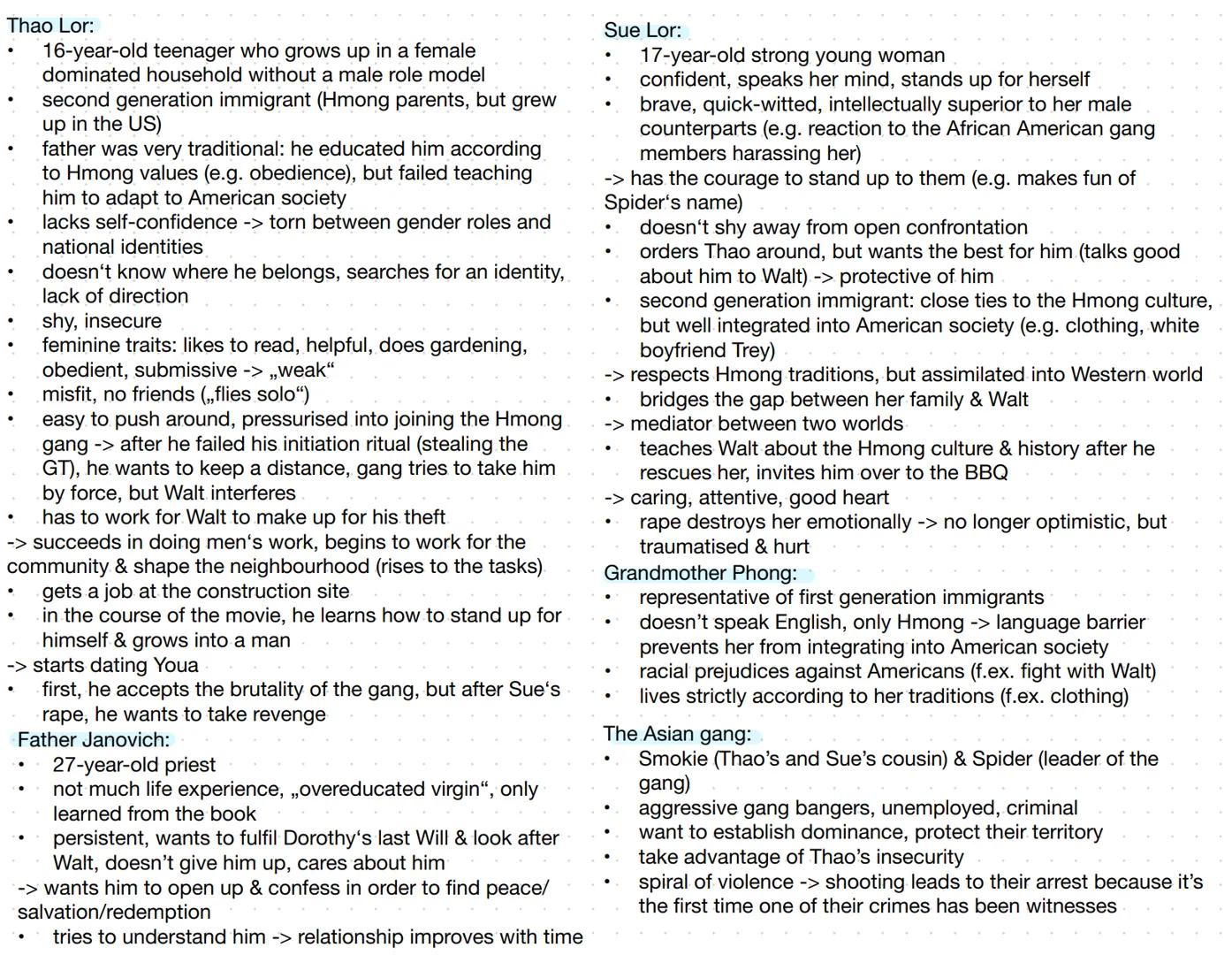 Gran Torino

Basic information:
- drama film, released in 2008, directed by Clint Eastwood
- set in a formerly white, working-class neighbou