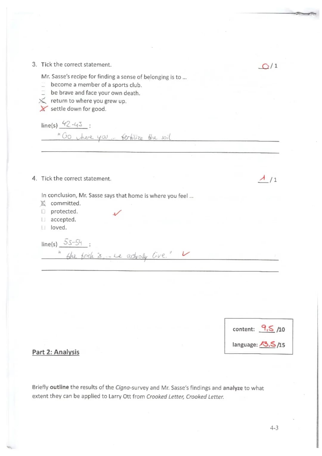 5
10
15
20
25
30
35
Part 1: Reading Comprehension
According to a recent large-scale survey from the health care provider Cigna, most America