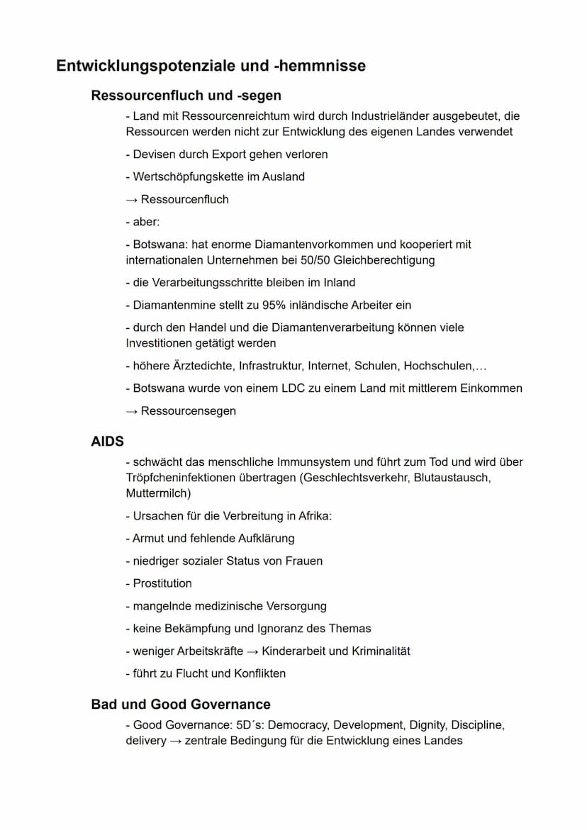 Erdkunde
gA
Semester 2
-Afrika südlich der Sahara - Inhaltsverzeichnis
Dimensionen der Nachhaltigkeit..
Ursachen und Erscheinungsformen inte