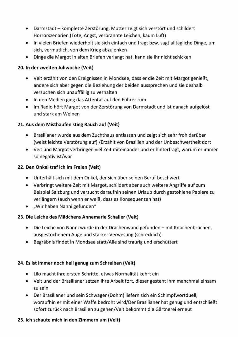 Deutsch Abitur
-Literaturzusammenfassungen-
2.4 Unter der Drachenwand
Zeit bzw. Epoche: 1939-1945/ Kriegs- und Trümmerliteratur
Allgemeine Z