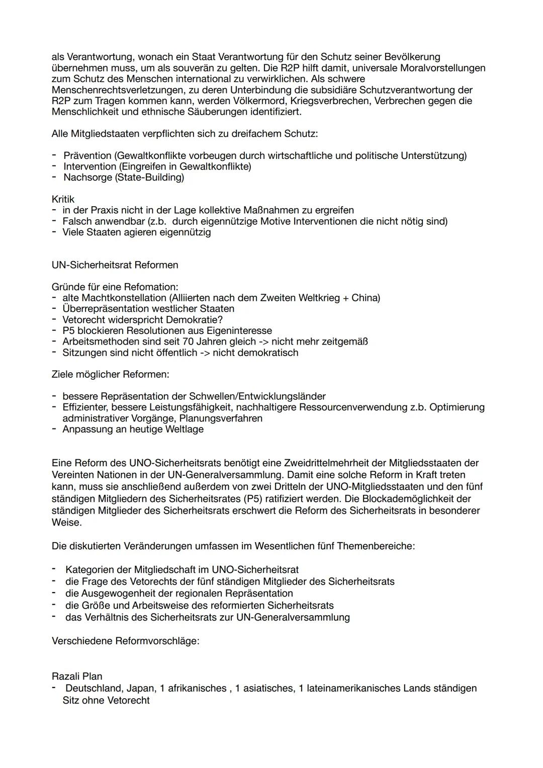 Die Charta der Vereinten Nationen fußt auf zwei grundlegenden Prinzipien:

1. Ziel: Weltfrieden und internationale Sicherheit wahren
2. Souv