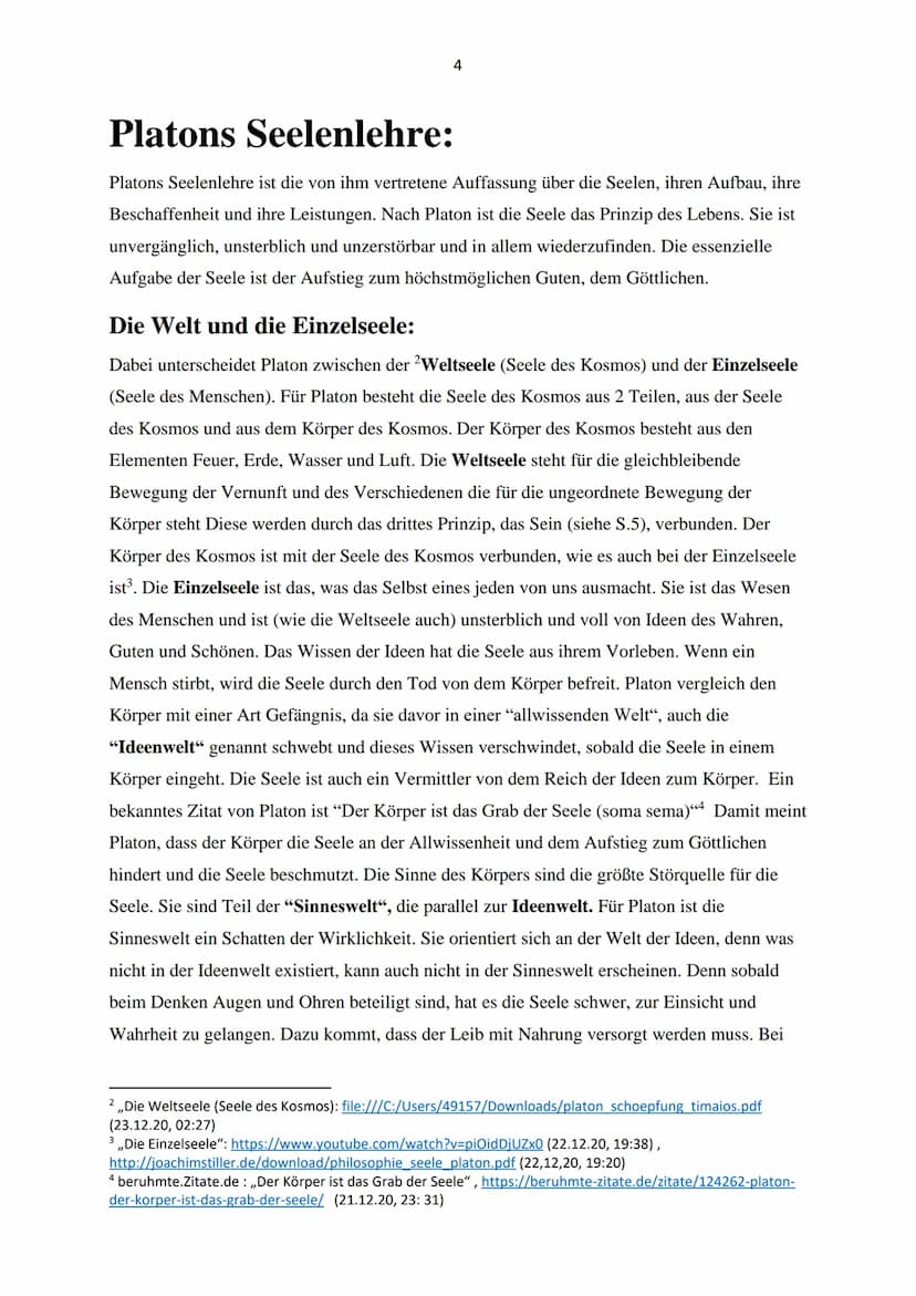 10
PLATON
$10
* Corigley Ka
Eine Darstellung seiner Seelenlehre
Hildegardis-Schule
Valentina Cappello
Q1.1, Philosophie, Wei 2
Inhaltsverzei