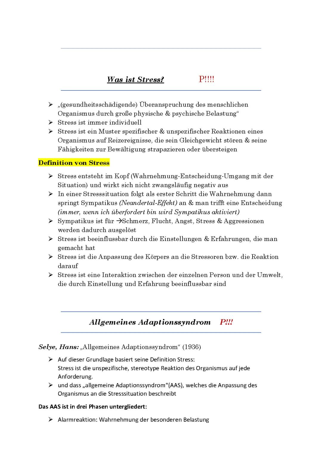 Stress und Burnout