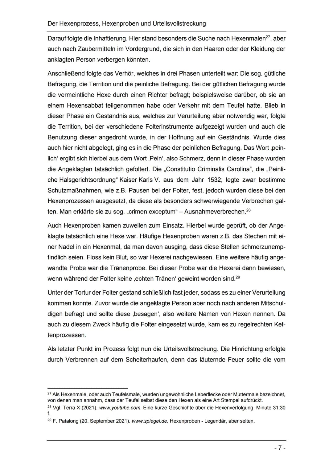 m
Abb. 1.1
MICHELSENSCHULE
HILDESHEIM
Einblattdruck zu einer Hexenverbrennung in Derenburg 1555¹
Hexenverfolgungen in der frühen Neuzeit
Fac