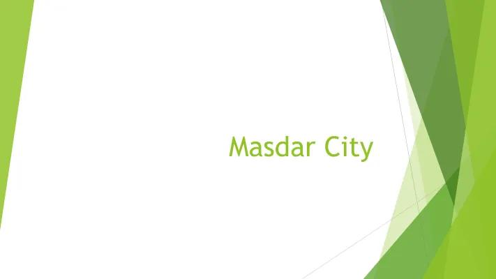 Know Masdar City thumbnail