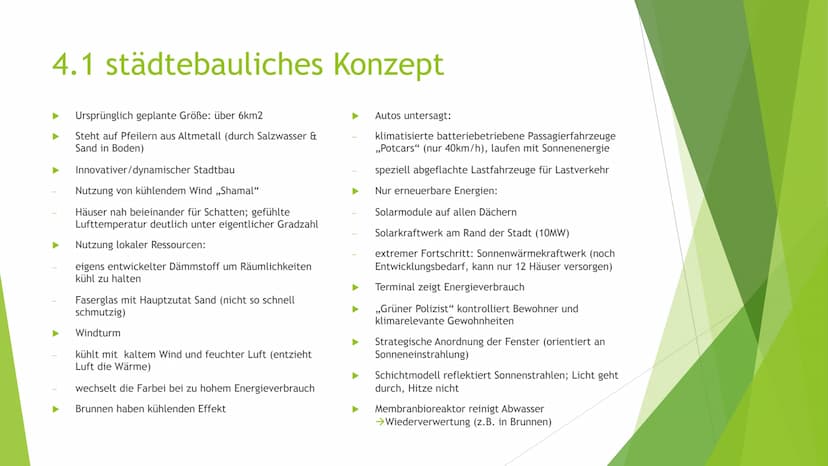 Masdar City Gliederung
Lokalisierung und grundlegende
Fakten
1.
2. Vergleich Abu Dhabi - Berlin
3. Herausforderungen in Abu Dhabi
4. Ziele v