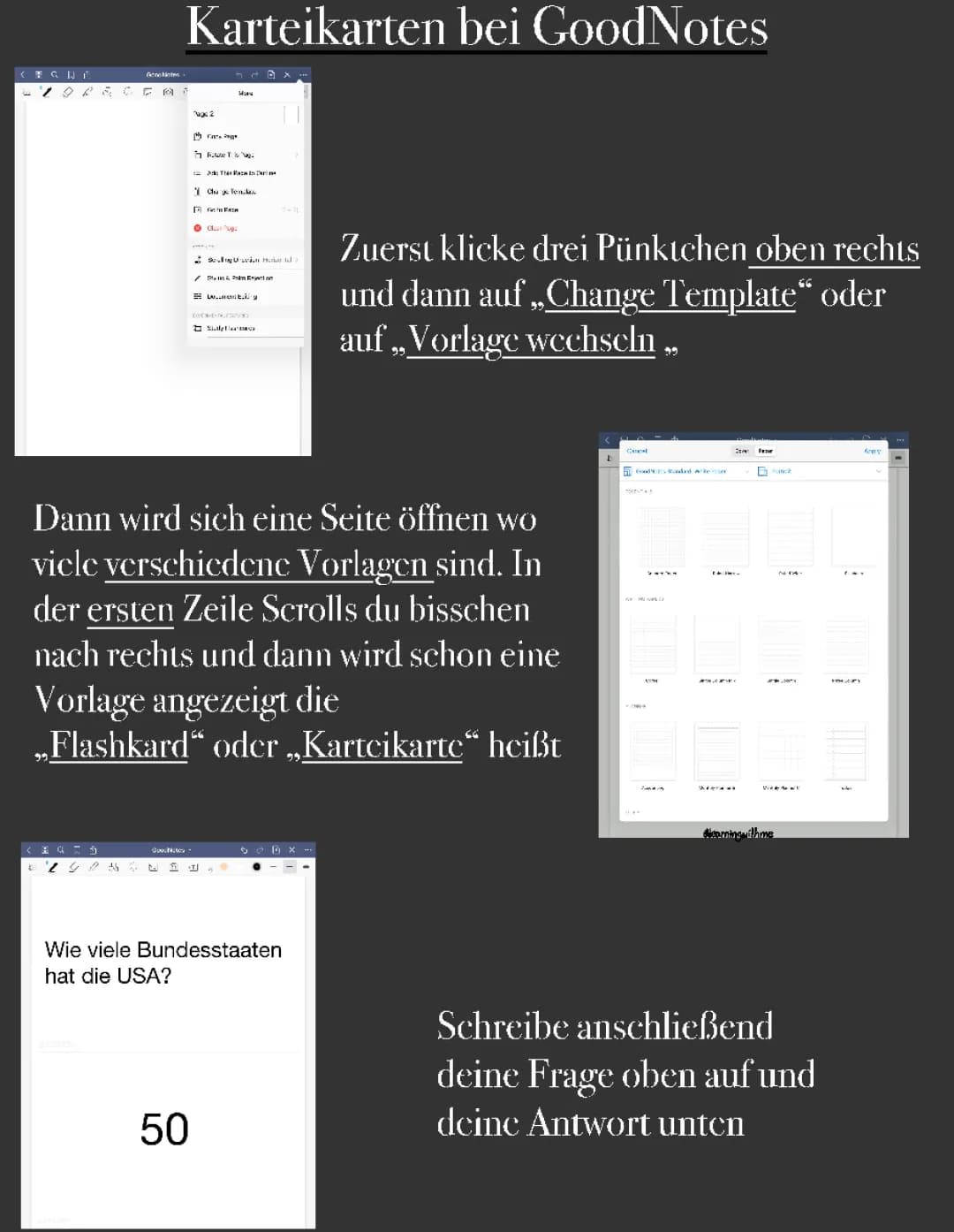 GoodNotes 6 Karteikarten erstellen und drucken: Dein smarter Lernbegleiter