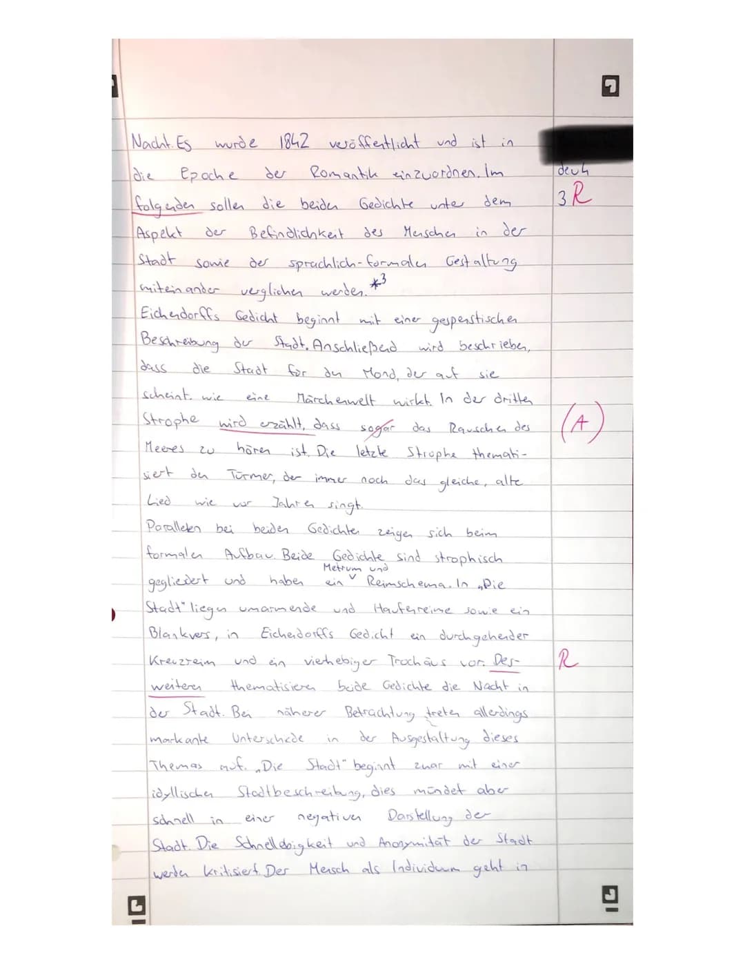 Name:
1. Klausur Schuljahr 2020/21
Grundkurs Deutsch, Klasse 11
Thema: Gedichtvergleich
135 Minuten
Bearbeitungszeit:
Zugelassenes Hilfsmitt