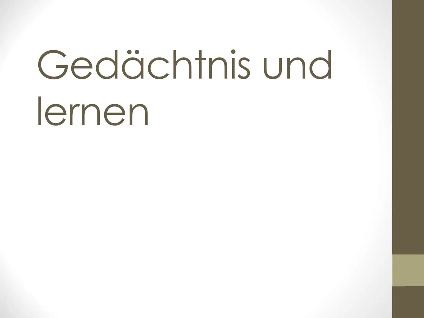 GFS Biologie
Das Gehirn:
➤ Milliarden
Nervenzellen
und Billionen
Synapsen
bilden Netzwerk
aus Information
und
Kommunikation
In vier Bereiche