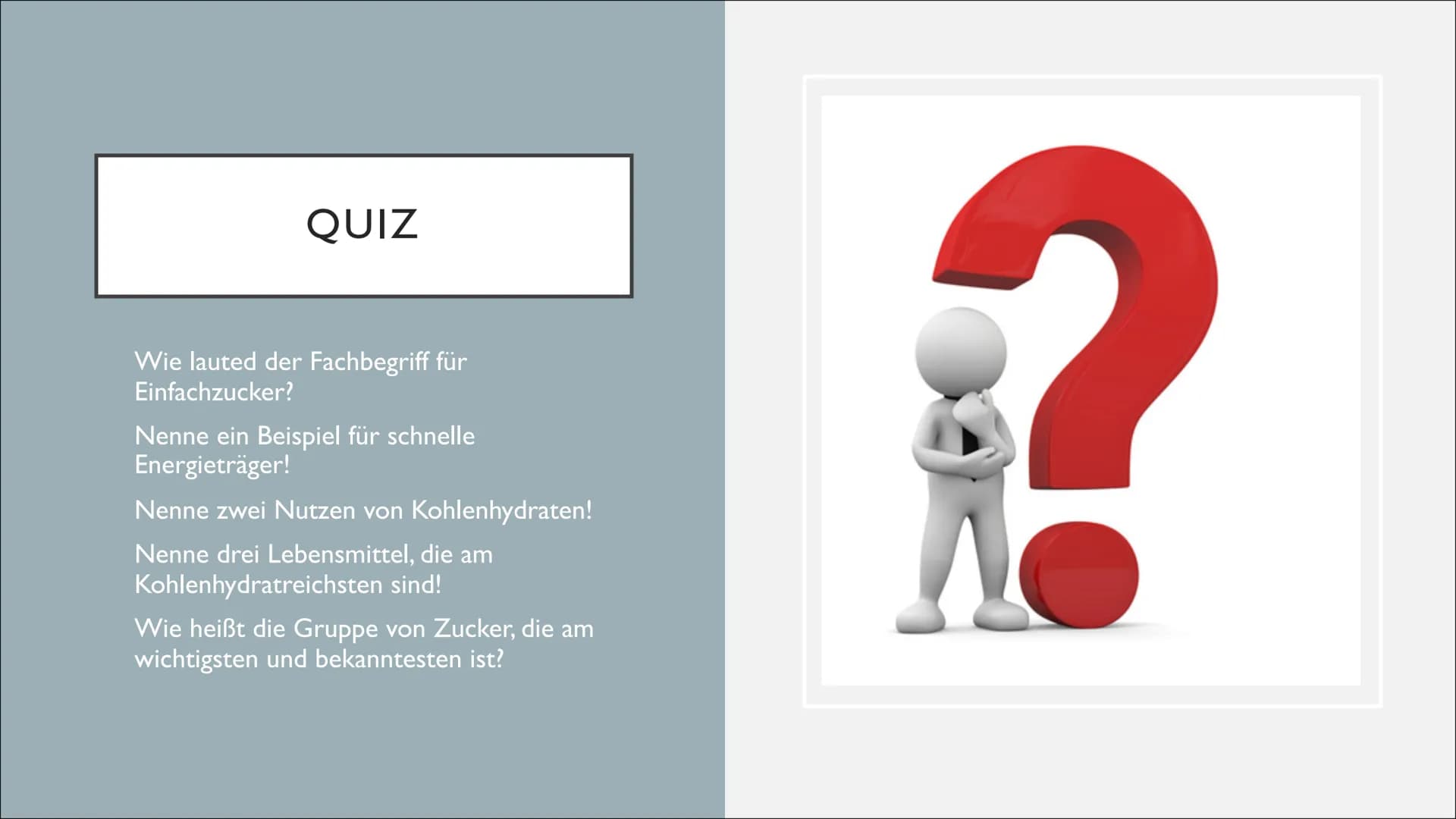 KOHLENHYDRATE Came
GLIEDERUNG
●
●
●
●
●
Was sind Kohlenhydrate?
Was ist deren Nutzen?
Kategorisierung
Wo Kommen Kohlenhydrate vor?
Wie sind 