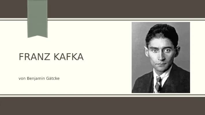 Know Franz Kafka - Handout und Präsentation thumbnail